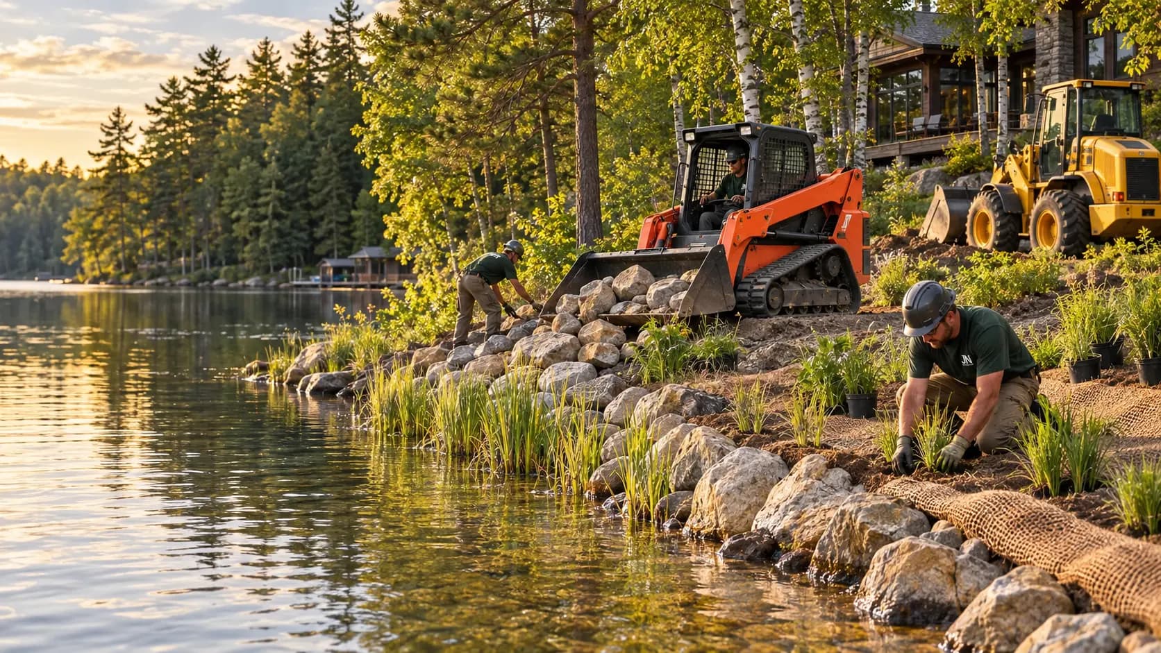 Shoreline Restoration in the Brainerd Lakes Area
